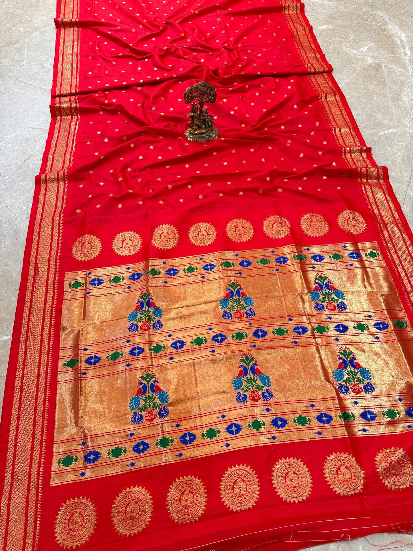 MAHARANI01 BLACK PAITHANI