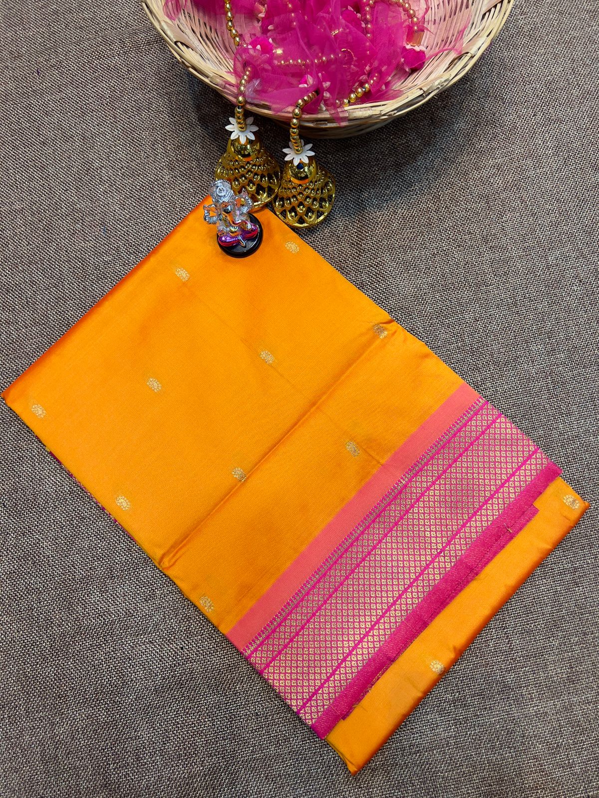 Double Pallu Katan Silk Paithani