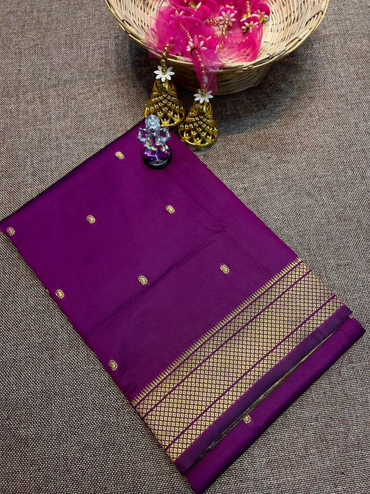 Double Pallu Katan Silk Paithani