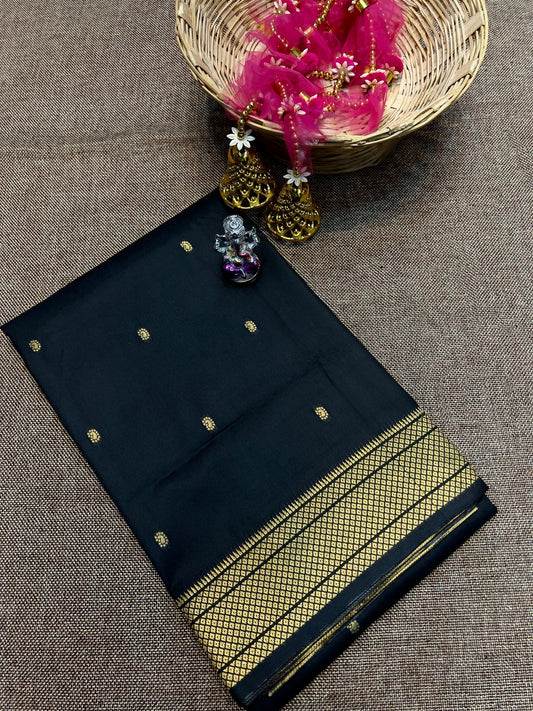 Double Pallu Katan Silk Paithani