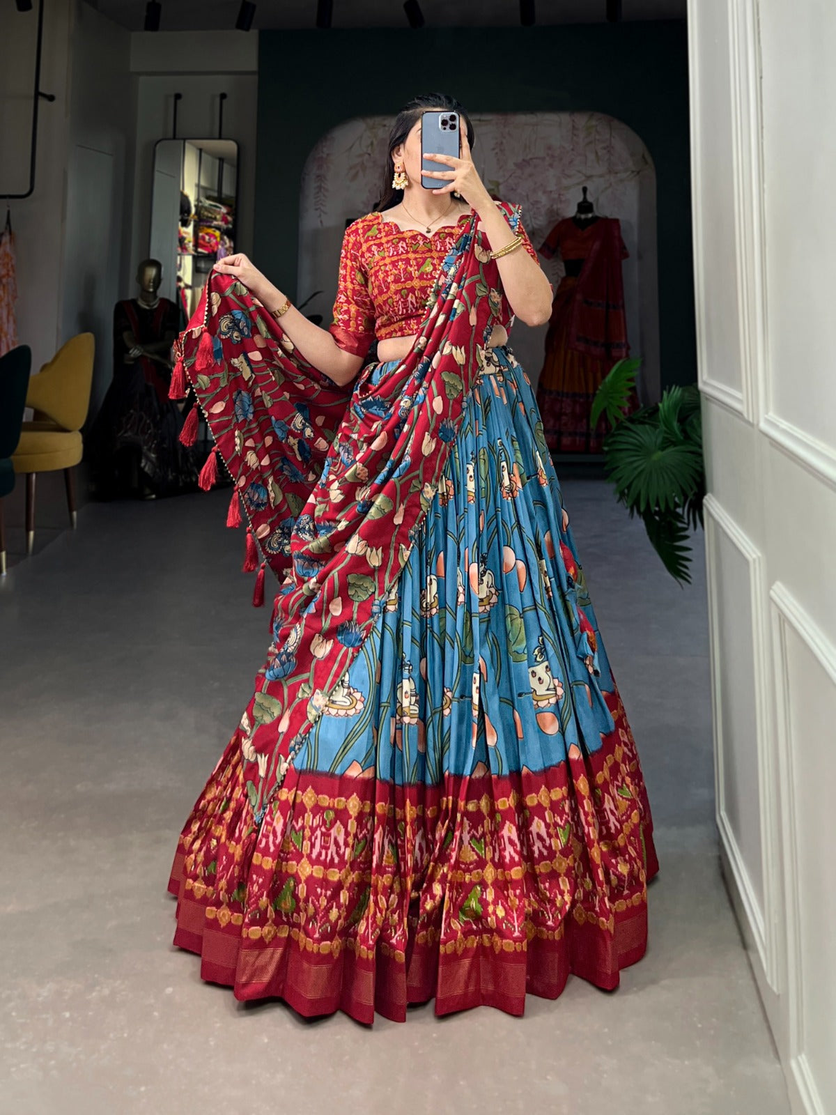 Stitched Lahenga