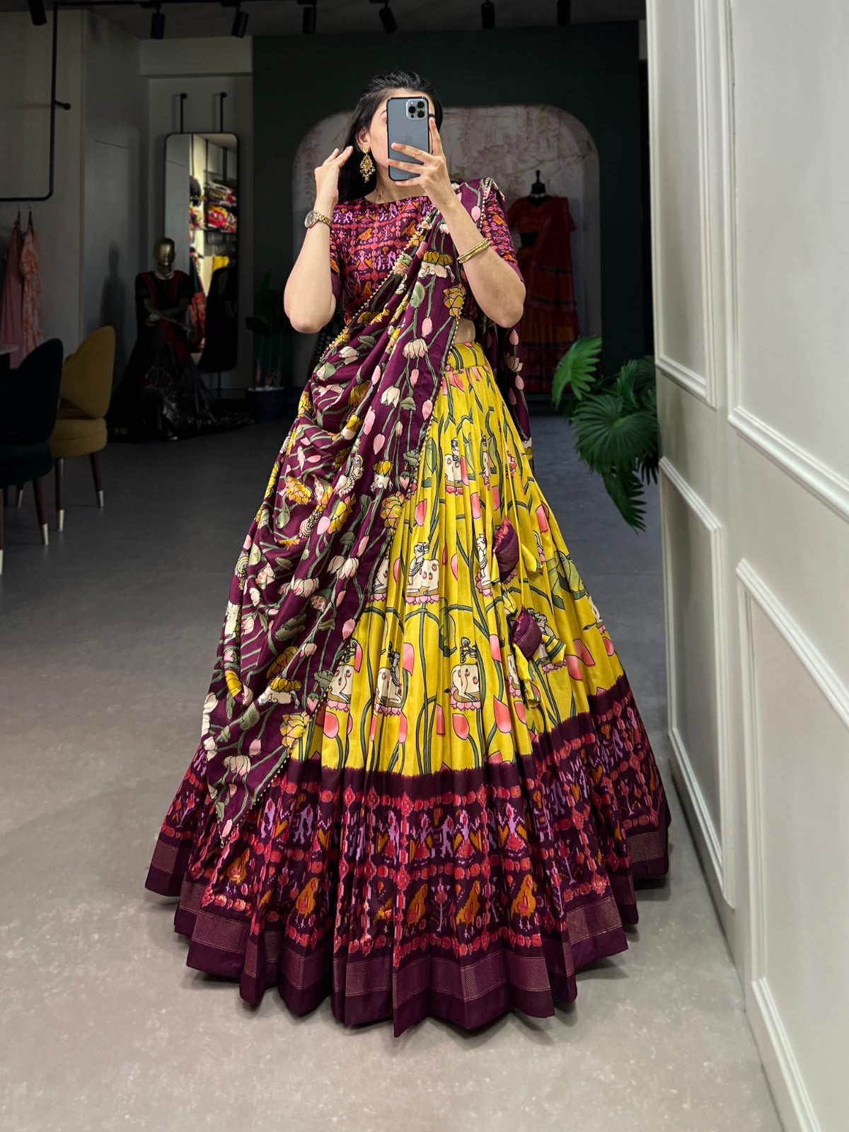 Stitched Lahenga