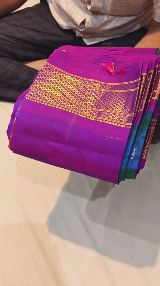 Kalanjali Paithani Pure Silk Handloom