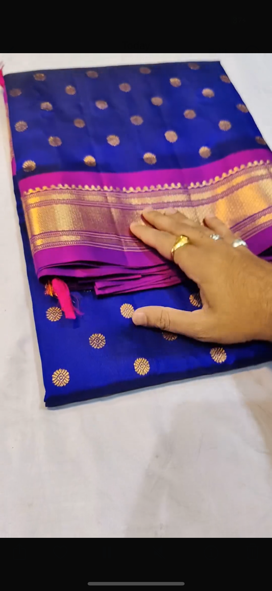 Kalanjali Paithani Pure Silk Handloom