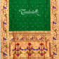 Pure Silk Handloom Peacock Parrot Brocade Paithani