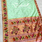 Pure Silk Handloom Lotus Brocade Paithani