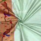 Pure Silk Handloom Peacock Parrot Brocade Paithani