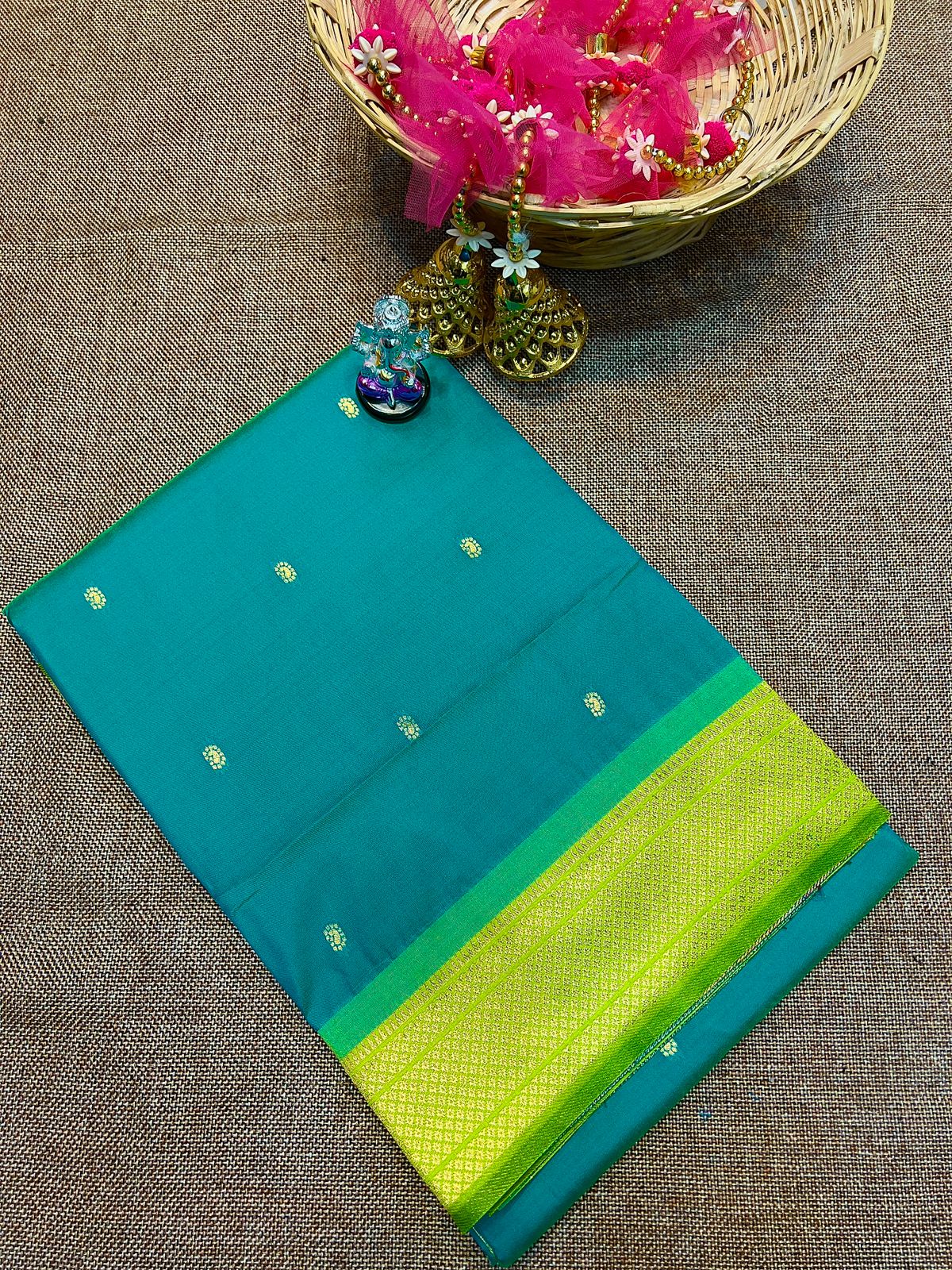 Double Pallu Katan Silk Paithani