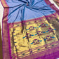 Double Pallu Katan Silk Paithani